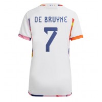 Fotbalové Dres Belgie Kevin De Bruyne #7 Dámské Venkovní MS 2022 Krátký Rukáv